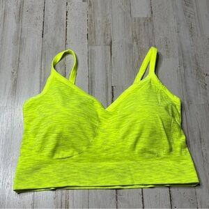 Old Navy Active 2X Womens Activewear Top Sports Bra Neon Built In Bra